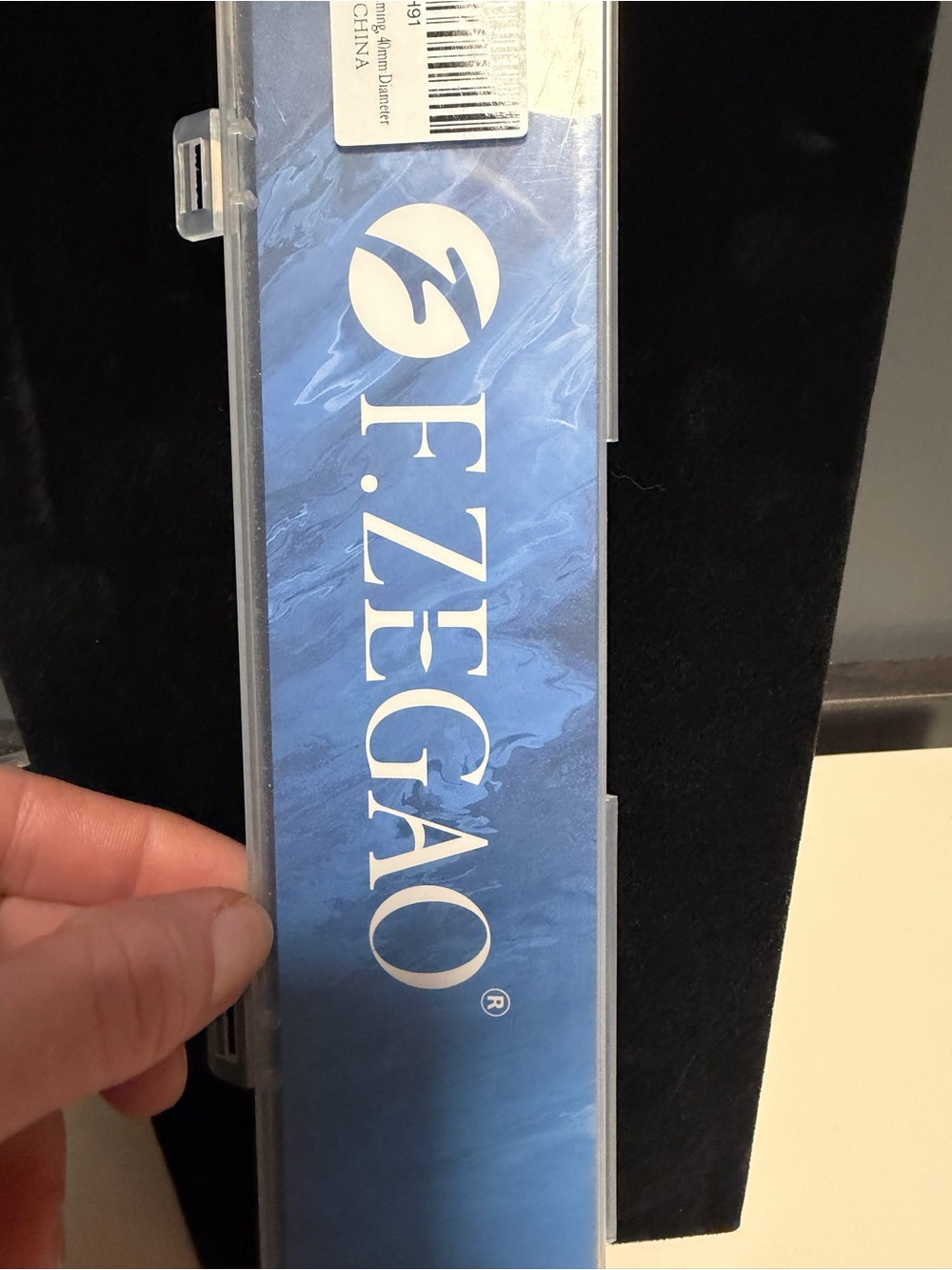 NWT F.ZEGAO Waterproof Sports Watch Aqua Mint Blue Silicone Strap 40mm